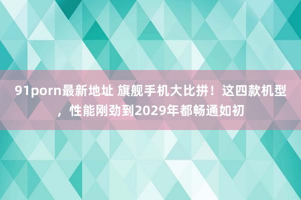 91porn最新地址 旗舰手机大比拼！这四款机型，性能刚劲到2029年都畅通如初