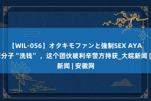 【WIL-056】オタキモファンと強制SEX AYA 帮造孽分子“洗钱” ，这个团伙被利辛警方持获_大皖新闻 | 安徽网