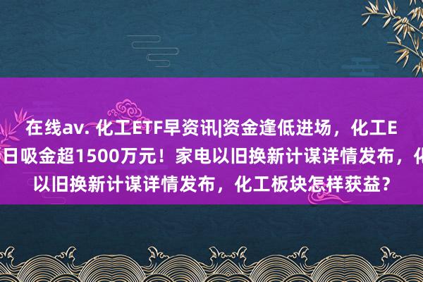 在线av. 化工ETF早资讯|资金逢低进场，化工ETF（516020）10日吸金超1500万元！家电以旧换新计谋详情发布，化工板块怎样获益？